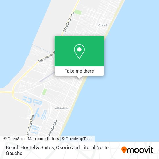 Beach Hostel & Suítes map