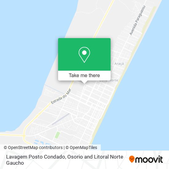 Lavagem Posto Condado map