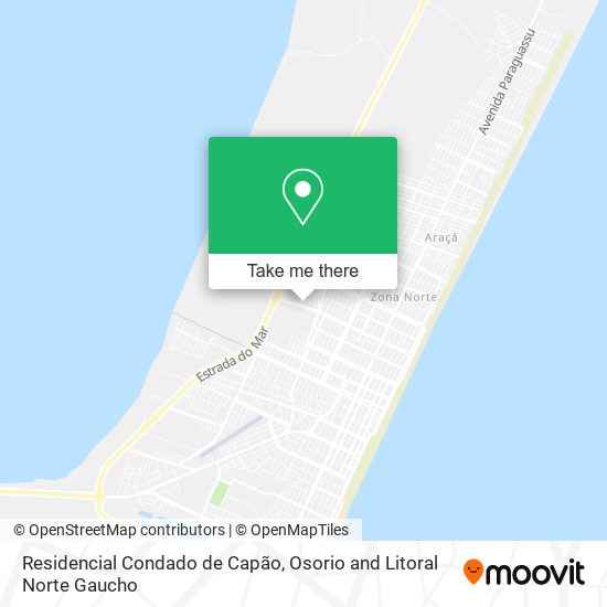Residencial Condado de Capão map