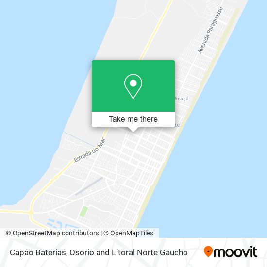 Capão Baterias map