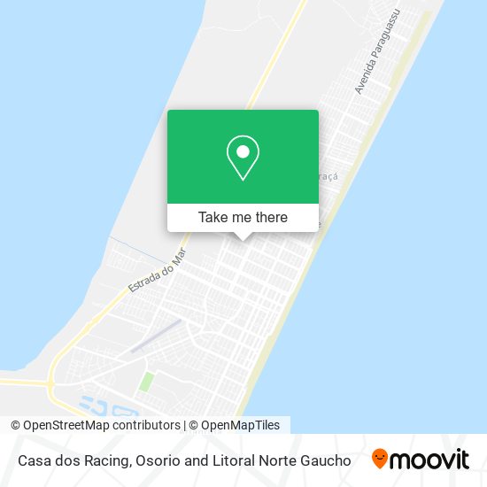 Casa dos Racing map
