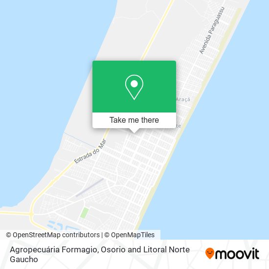 Agropecuária Formagio map