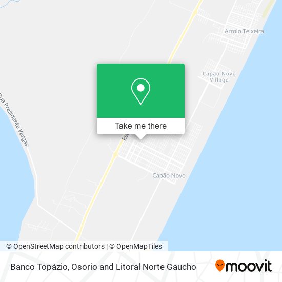 Banco Topázio map