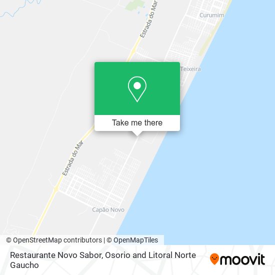 Restaurante Novo Sabor map