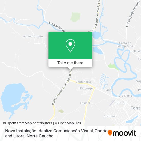 Nova Instalação Idealize Comunicação Visual map