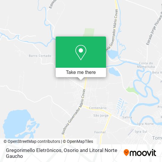Gregorimello Eletrônicos map