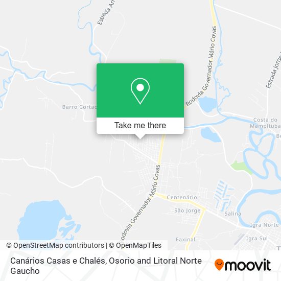 Canários Casas e Chalés map