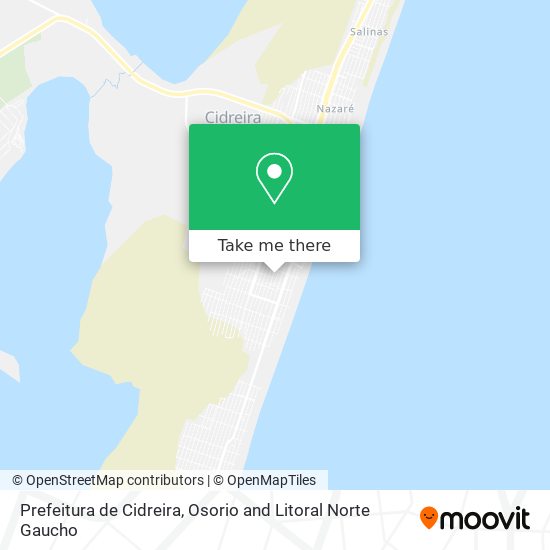 Prefeitura de Cidreira map