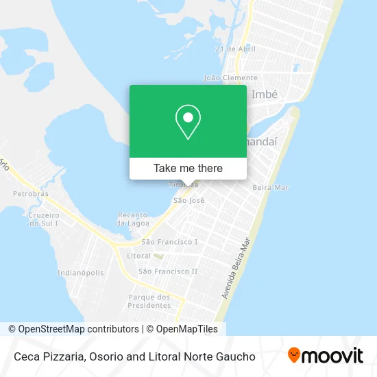 Ceca Pizzaria map