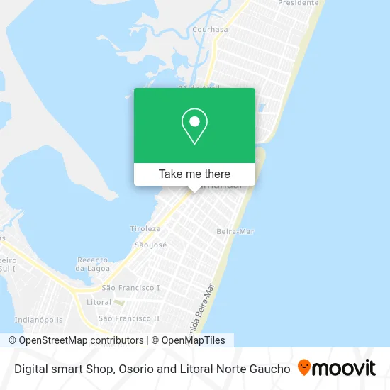 Digital smart Shop map