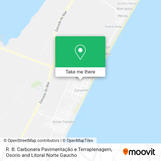 R. B. Carbonera Pavimentação e Terraplenagem map