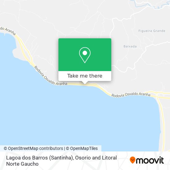 Lagoa dos Barros (Santinha) map