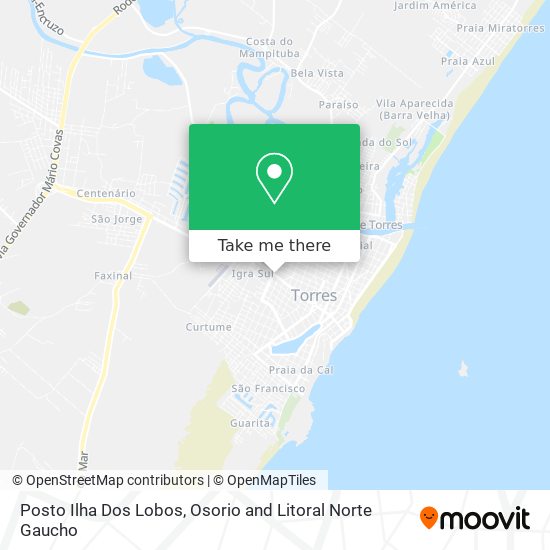 Posto Ilha Dos Lobos map