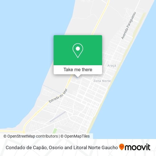 Condado de Capão map