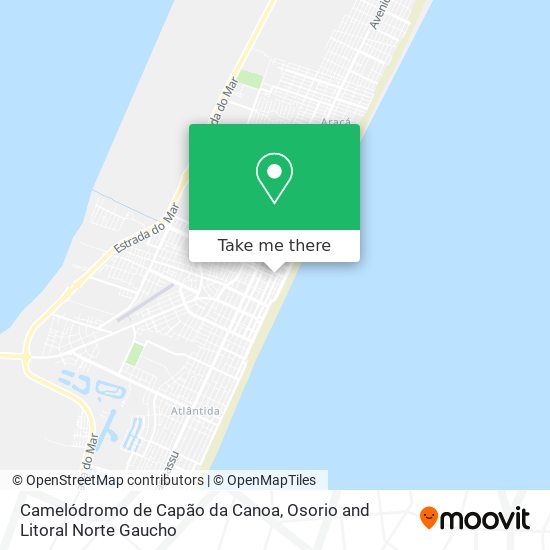 Camelódromo de Capão da Canoa map