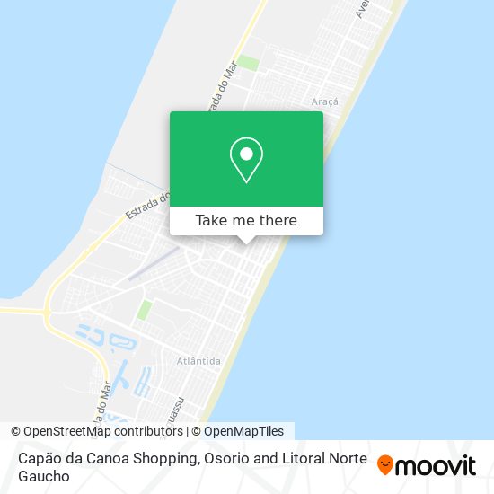 Mapa Capão da Canoa Shopping