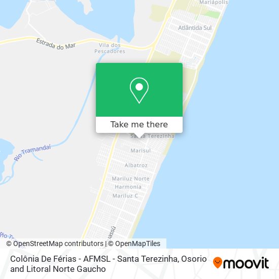 Colônia De Férias - AFMSL - Santa Terezinha map