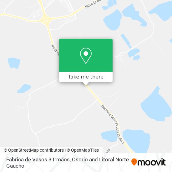 Fabrica de Vasos 3 Irmãos map