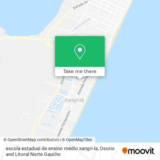 escola estadual de ensino médio xangri-la map