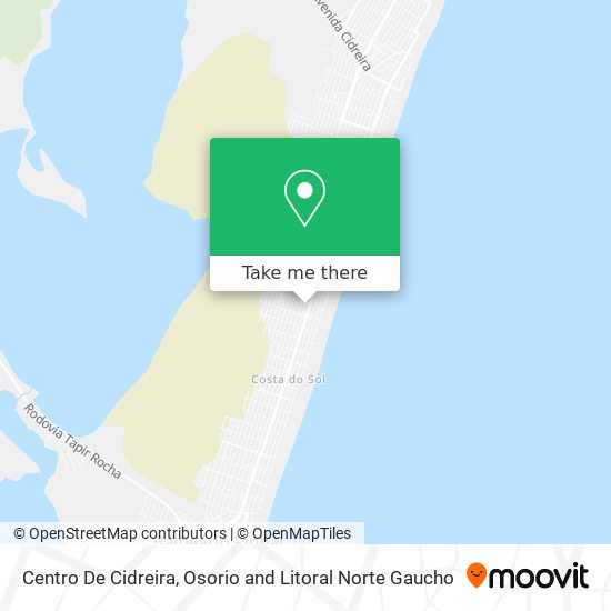 Centro De Cidreira map