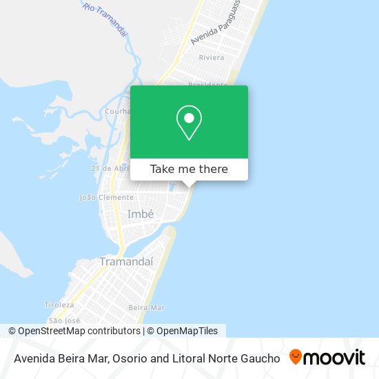 Avenida Beira Mar map