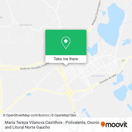 Maria Tereza Vilanova Castilhos - Polivalente map