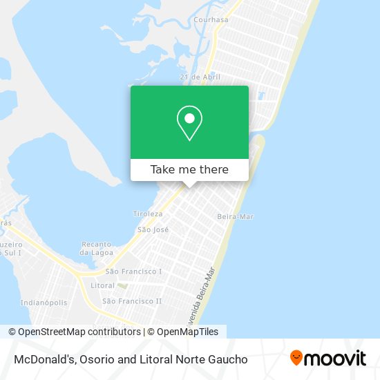 McDonald's map