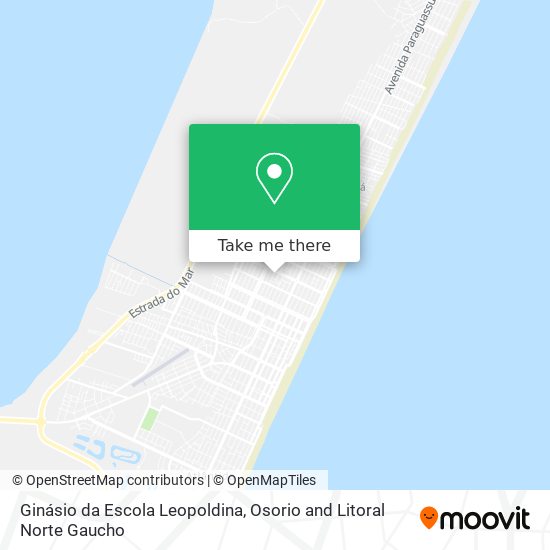 Ginásio da Escola Leopoldina map