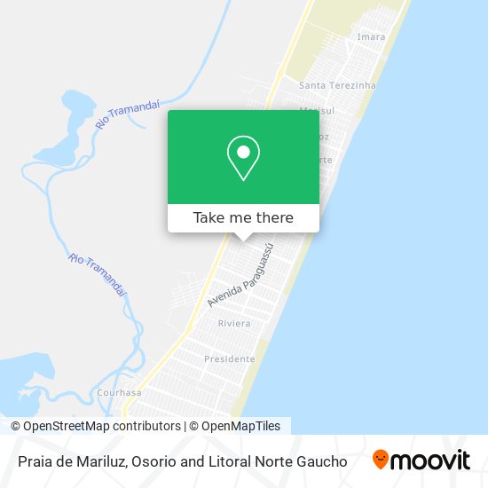 Praia de Mariluz map