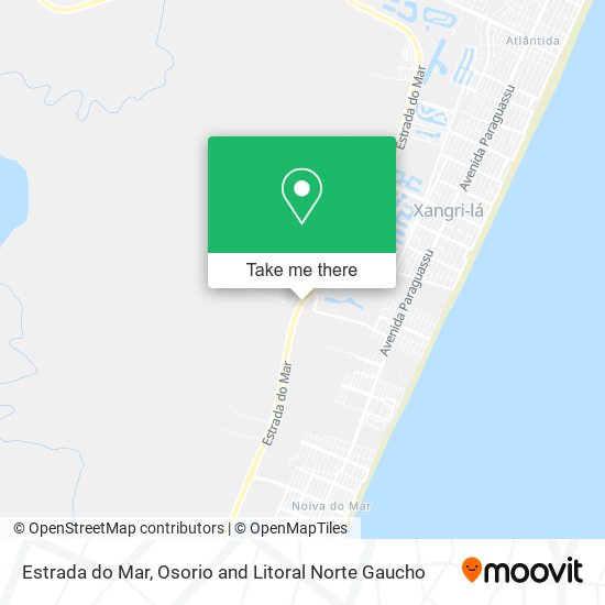Estrada do Mar map