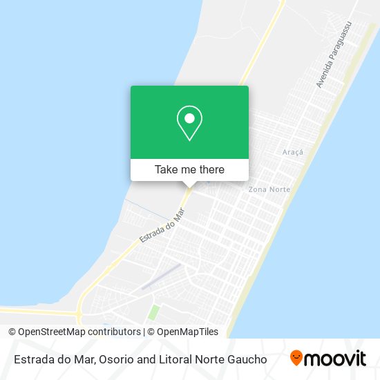 Estrada do Mar map