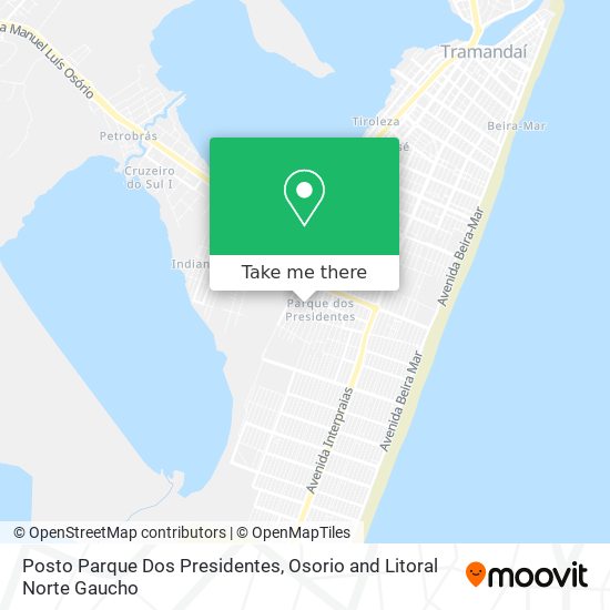 Posto Parque Dos Presidentes map