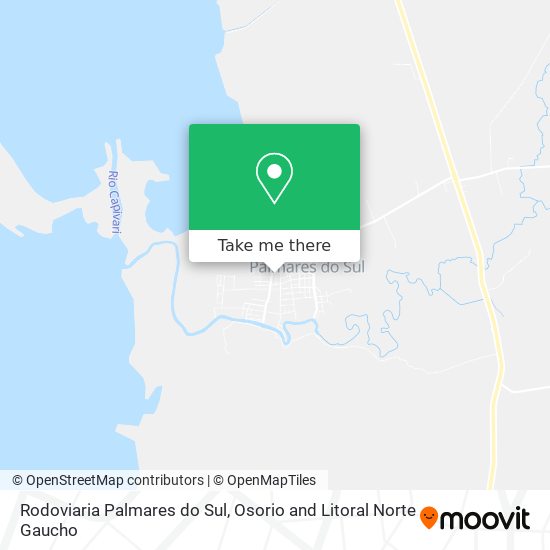 Rodoviaria Palmares do Sul map