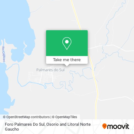 Foro Palmares Do Sul map