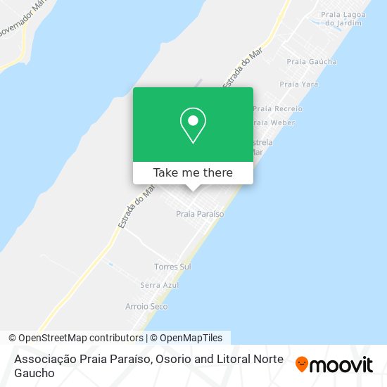 Associação Praia Paraíso map