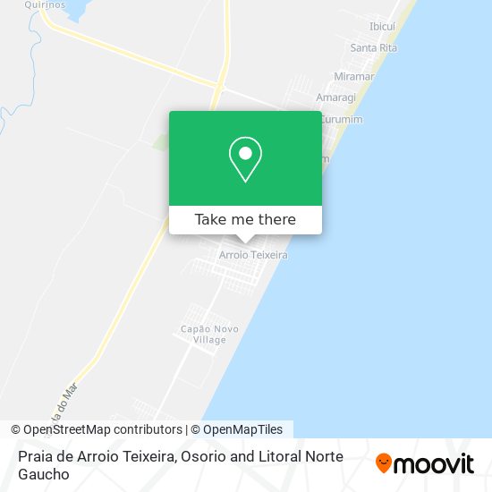 Praia de Arroio Teixeira map