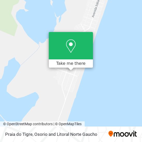 Praia do Tigre map