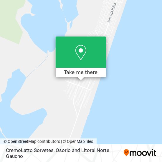 CremoLatto Sorvetes map