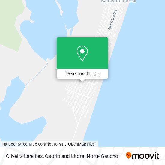 Oliveira Lanches map