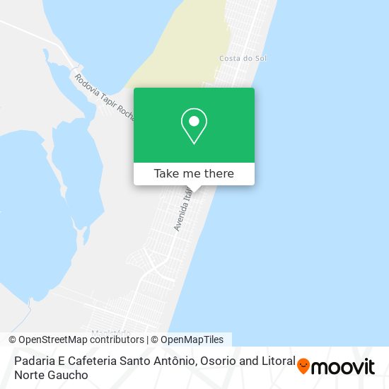 Padaria E Cafeteria Santo Antônio map