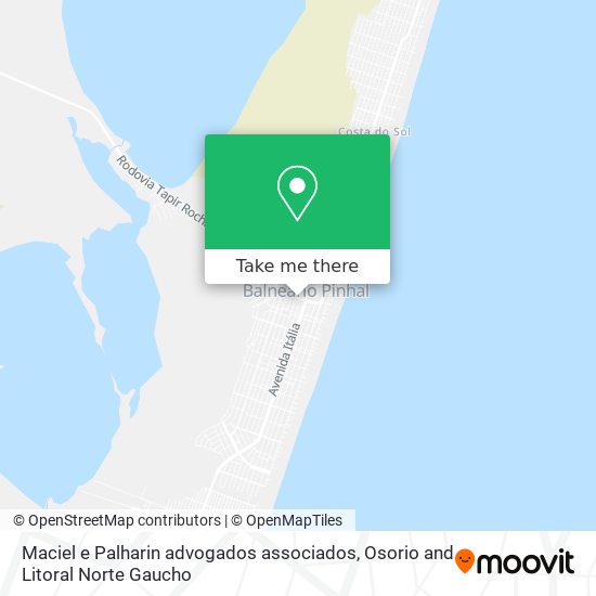 Maciel e Palharin advogados associados map