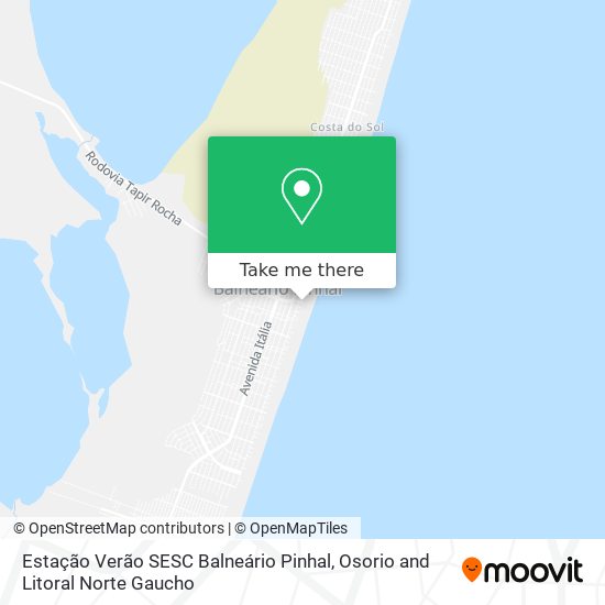 Estação Verão SESC Balneário Pinhal map