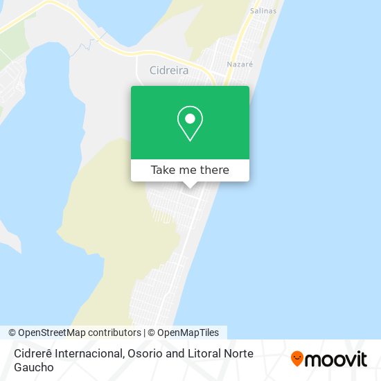 Cidrerê Internacional map