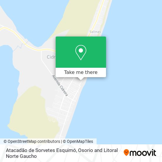 Atacadão de Sorvetes Esquimó map
