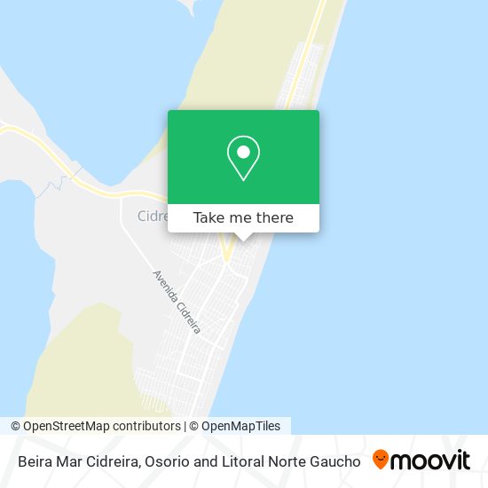 Beira Mar Cidreira map