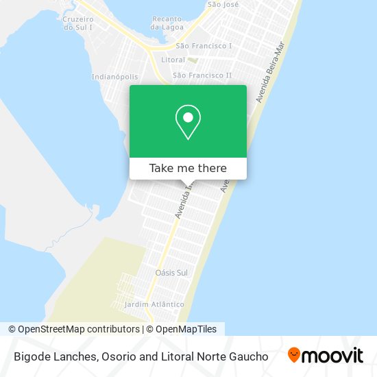 Bigode Lanches map