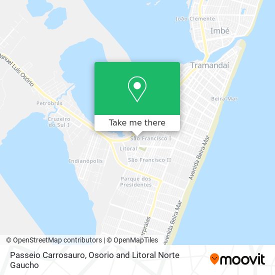 Passeio Carrosauro map