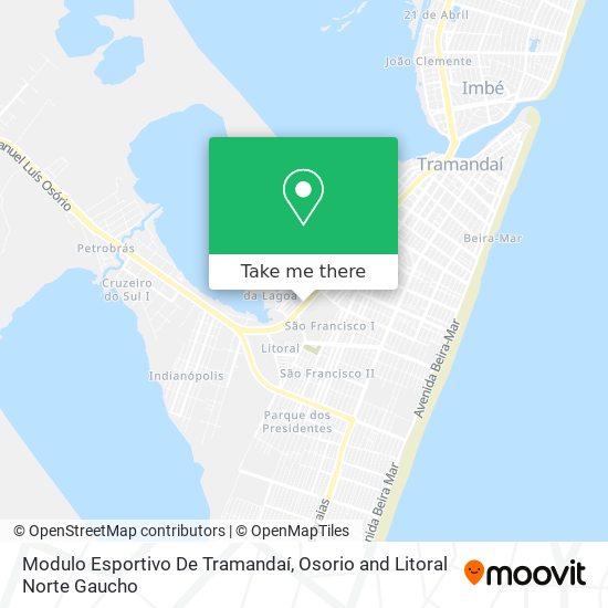 Modulo Esportivo De Tramandaí map