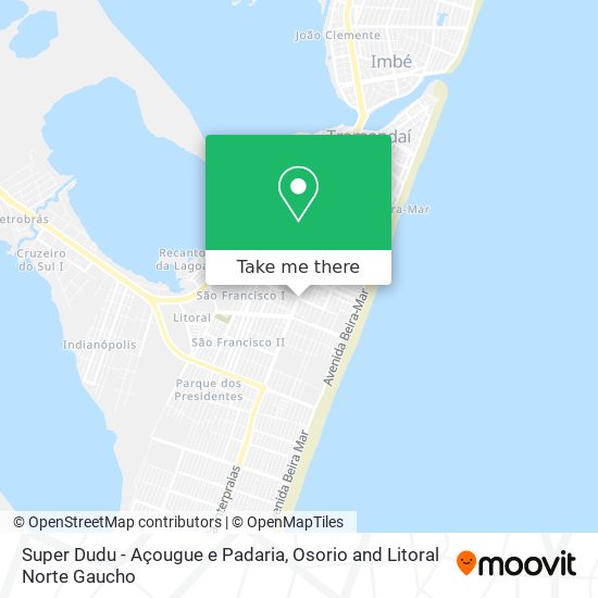 Super Dudu - Açougue e Padaria map