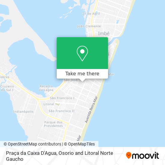 Praça da Caixa D'Agua map